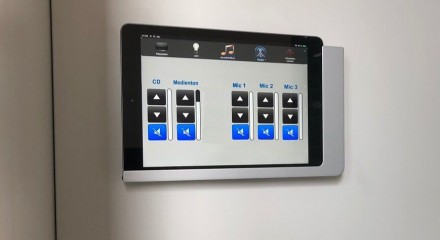 iPad zur Steuerung der Audiotechnik